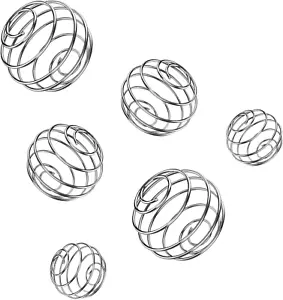Stainless Steel Shaker Balls, 6-Pack for Protein Shake Mixing and Blending - Picture 1 of 12