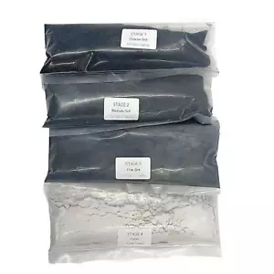 Professional Grade Stone Tumbler Grit Pack LP9980.  F80, F220 & F400 Silicon. - Picture 1 of 3