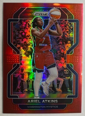 2022-23 Panini Prizm WNBA ARIEL ATKINS - Red Prizm #129 #003/199 - Image 1 of 3