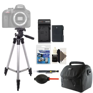 Tall Tripod Case Replacement Battery + Charger for Nikon D3500 D3400 D5600 P7000 - Picture 1 of 9