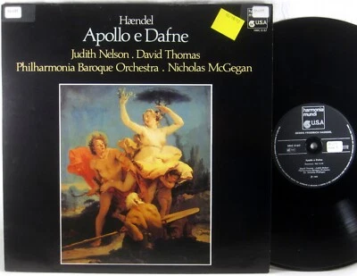 HARMONIA MUNDI 1985 Handel APOLLO E DAFNE McGegan JUDITH NELSON HMC-5157 EX+ - Image 1 of 4