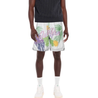 Just Don Denim Tropic Shorts Size Small Designer Floral Streetwear Retro 80’s - Image 1 of 4