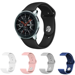 Samsung Galaxy Watch 6 5 40 44mm Classic 42 46mm Silicone Sport Wrist Band Strap - Picture 1 of 15