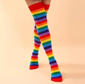Rainbow Striped Gloves & Socks  - Picture 1 of 9