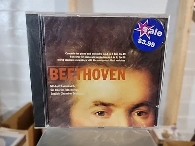 LUDWIG VAN BEETHOVEN - Piano Concerti 2 & 4 - CD - New! Foto 1 de 3