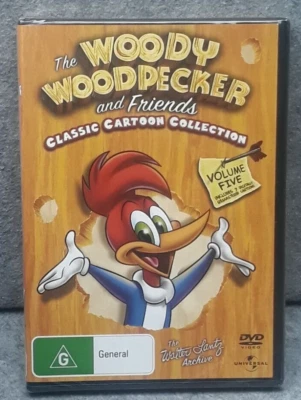 NEW: THE WOODY WOODPECKER And FRIENDS Classic Cartoon Collection Vol 5 DVD R4 - Image 1 of 2
