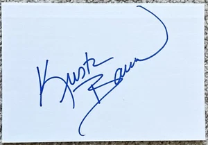 Kristin Bauer Signed In Person 4x6 Index Card In Top Loader - Picture 1 of 1
