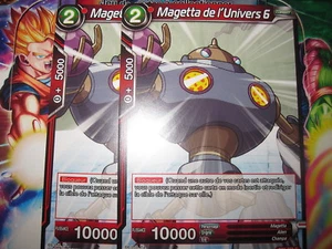 DRAGON BALL SUPER PLAYSET (LOT DE 2) MAGETTA DE L'UNIVERS 6 BT1-021 C FR - Picture 1 of 1