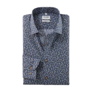 Olymp Level Five Herren Businesshemd blau 214374 18 marine - Picture 1 of 5