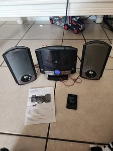GPX HM3817DTBLK CD HOME MUSIC SYSTEM With owners Manual And Remote - Picture 1 of 11