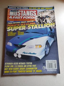 Muscle Mustangs & Fast Fords Magazine Feb 1998 Super Stallion 4.6 Dyno R Heads - Picture 1 of 2