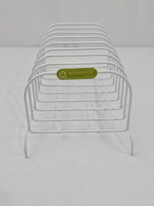 Accuquilt Die & Mat Rack. White - Will hold 8 Dies & Mats - No Rubber Feet - Picture 1 of 9