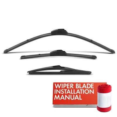 Limpiaparabrisas de 26"" y 16"" y 12"" para Nissan Kicks 2018 2019-2024 3 piezas Foto 1 de 4