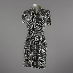 Abito donna Intermission manica corta scollo a V con elastico in vita - Taglia 10 - Foto 1 di 10