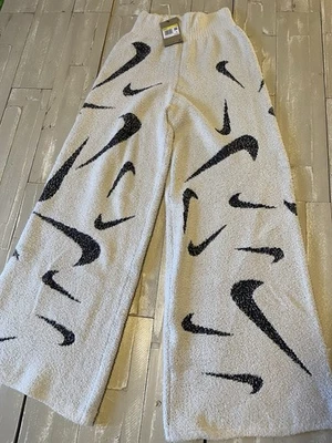 WMNS Nike Phoenix Acogedores Pantalones Tejidos Boucle Talla PEQUEÑA Ligero Orewood Ceniza FD4288-104 Foto 1 de 4