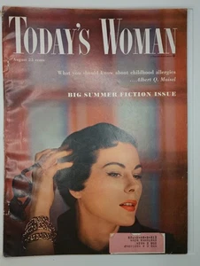 Vintage 50er Jahre heutige Frauenzeitschrift Augustausgabe - Bild 1 von 2