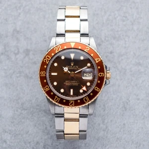 Rolex GMT-Master Fresh Service Tiger Eye/Rootbeer Dial Ref: 16753 - Bild 1 von 10