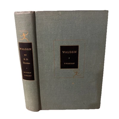 Walden and Other Writings of Henry David Thoreau Modern Library MARKINGS - Image 1 of 4