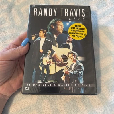 NEW** Randy Travis Live It Was Just a Matter of Time DVD  Bonus Disc OOP — 第 1/4 张图片