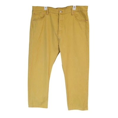 Levi's 501 93Yellow Button Fly Denim Jeans W44 L32 - Image 1 of 4