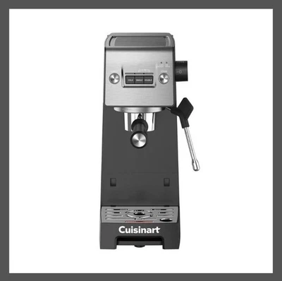 Cuisinart Espresso Bar Collection Slim Espresso Machine Café Negro Inoxidable Foto 1 de 2