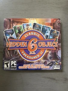 Classic Hidden 6 Object Pack Treasures II PC DVD-ROM Game Brand New - Picture 1 of 1