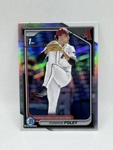 2024 Bowman Draft - Connor Foley - 1st Chrome Refractor #BDC-50 - Diamondbacks - Bild 1 von 2