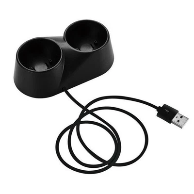 2pcs Dual Charger Charging Dock Motion For PlayStation MOVE PS4 VR Controller - Image 1 of 4