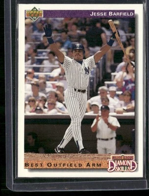 1992 Upper Deck #644 Jesse Barfield - Image 1 of 2