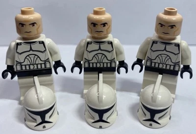 Lego Star Wars 3 Clone Wars Era Clone Troopers Minifigure Lot (Read Description) - Image 1 of 4