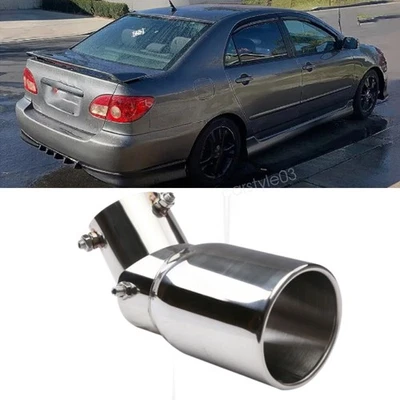 For Toyota 2000GT Corolla Exhaust Pipe Tip Rear Tail Muffler Stainless Steel Foto 1 de 4