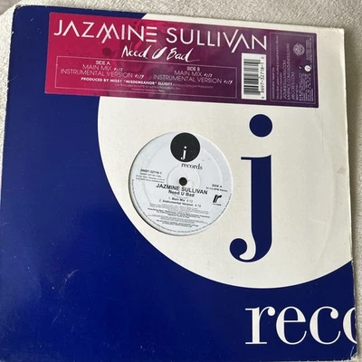 Jazmine Sullivan Need U Bad 12” INCH VINYL RECORD VG Condition Original Sleeve - Image 1 of 4