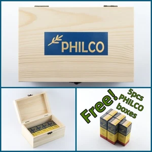 PHILCO Storage Wooden Box for Vacuum Tube free tube boxes for 6V6GT 6SN7 6BL7 - Picture 1 of 11