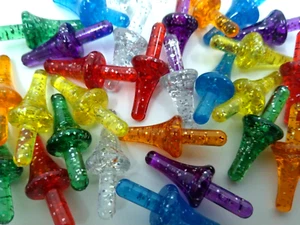 28 Large  Astro Rocket Lights Bulbs with Glitter for Ceramic Christmas Tree - Picture 1 of 4