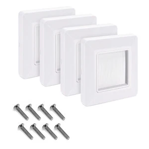 4x Coperture a Spazzola Passaggio Fili Elettrici - Cornice Copertura Fori Pareti - Bild 1 von 8