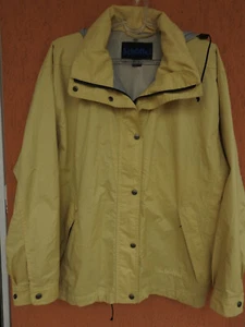 Schoffel Venturi Kirbey Womens Jacket Large Hooded Yellow Outdoor Mountain Sz 10 - Picture 1 of 12