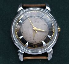 Kirovskie Soviet Watch 1MChZ Kirova Vintage Men's Wristwatch BLACK Кировские