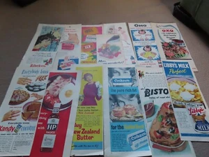 Womens Vintage Magazines Half Page Adverts x 33 1950s/1960's - Picture 1 of 3