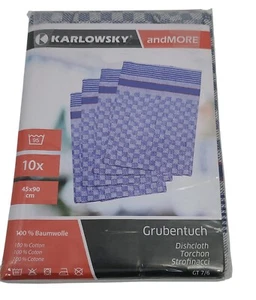 Karlowsky Grubentuch, 45 x 90 cm Blau - Bild 1 von 1