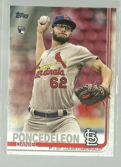 2019 Topps #140 Daniel Poncedeleon RC (ref 83355) - Image 1 of 1
