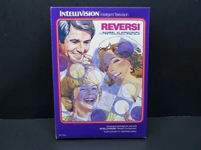 Reversi, Intellivision, Mattel 1981, Cartridge & Box Only, No Instructions - Image 1 of 4