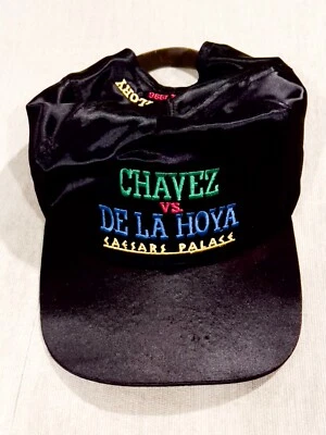 Gorra de boxeo de béisbol vintage Julio César Chávez vs. Oscar De La Hoya 7 de junio de 1995 Foto 1 de 4