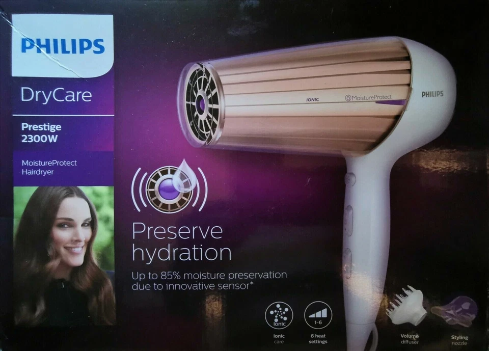 PHILIPS DryCare Prestige MoistureProtect Haartrockner HP8280/00 2300W