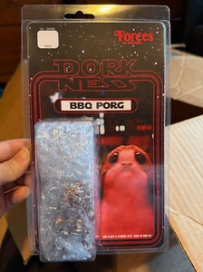 FIGURA DE INACCIÓN DE LA BARBACOA PORG DE LAS FUERZAS DE DORKNESS JUGUETE DE DISEÑADOR STAR WARS RARO - Imagen 1 de 5
