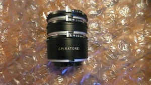 Vintage SPIRATONE 3 Piece Lens Extension Set 12mm 20mm 36mm Minolta MD Mount - Picture 1 of 7