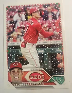 2023 Topps Tyler Stephenson #H30 Holiday Edition Cincinatti Reds Baseball Card - Picture 1 of 2