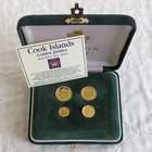 2002 Cook Islands Golden Jubilee 4 Coin .999 Gold Proof Maundy Set - boxed/coa