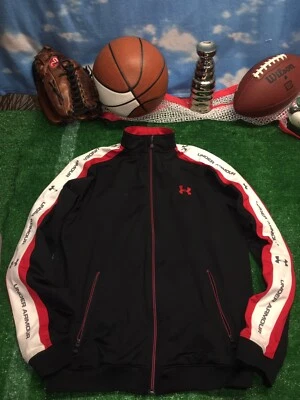 Under Armour Mens Jacket Full Zip Loose Mock Neck Coat Athletic Medium c5 - Image 1 of 4