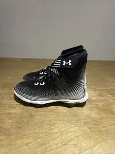 Under Armour Boys UA Highlight Franchise Jr. Football Cleat 1y Black - Picture 1 of 7