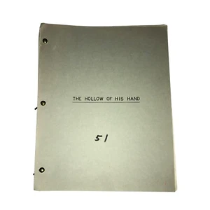 Vintage "The Hollow of His Hand" TV Script by Gilbert Ralston - Picture 1 of 9